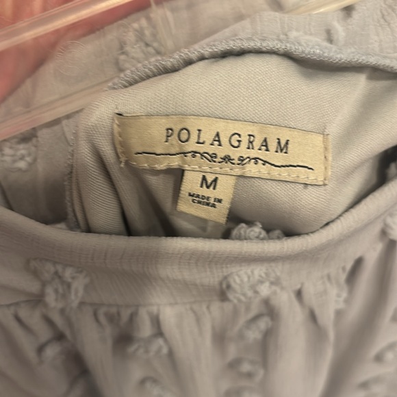 Polagram Gray Swiss Dot Midi Skirt size Medium - Picture 3 of 5